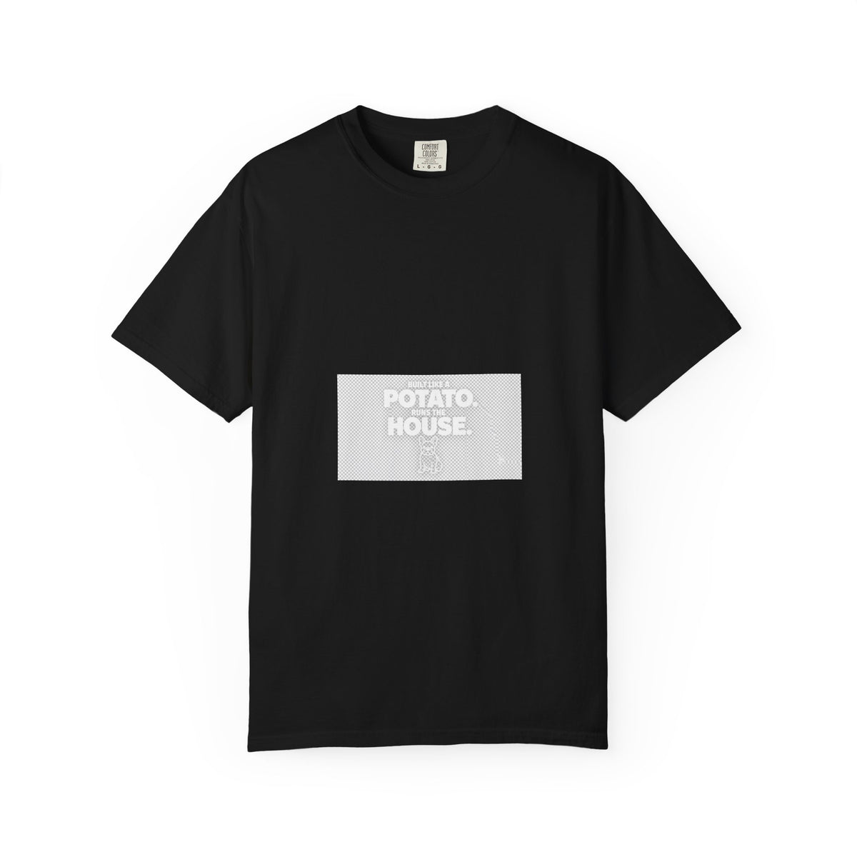 French Bulldog Dad Tee | Built Like a Potato Runs the House | Heel & Humour