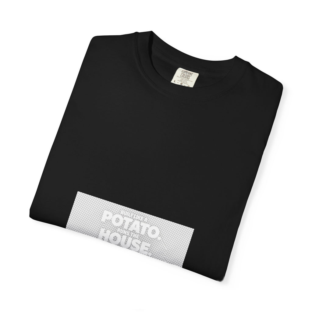 French Bulldog Dad Tee | Built Like a Potato Runs the House | Heel & Humour